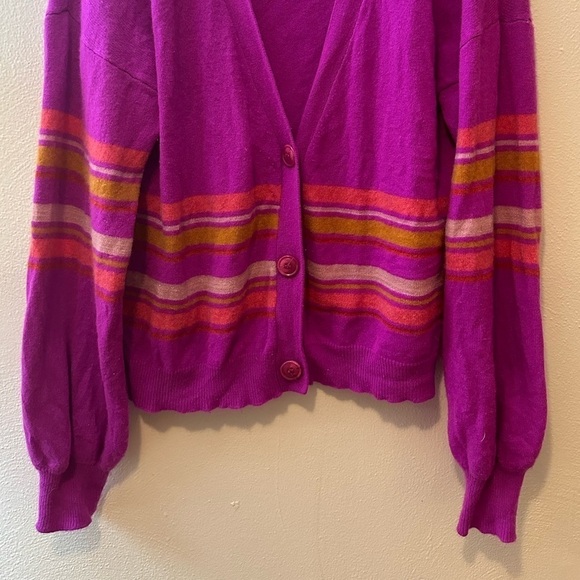 27 Miles Striped Cardigan (L) - Picture 5 of 12
